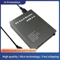 ราคา 1 ชิ้น USB2.0 PCMCIA เครื่องอ่านการ์ด ATA เครื่องอ่านการ์ด PC เหล็กสีเทา USB 2.0 ถึง PC ATA PCMCIA อะแดปเตอร์แฟลชดิสก์เครื่องอ่านการ์ดหน่วยความจํา (29075404709)