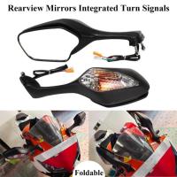 ราคา Motorcycle Rear Views For Honda CBR1000RR CBR1000RA CBR1000RR/R VFR800F VFR800FD CBR1000S Foldable (48354170047)