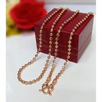 ราคา #สร้อยคอเศษนาคลายเม็ดมะยม (22254360844)