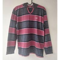 ราคา เสื้อยืดแขนยาว Vans มีฮู้ด สีดำสลับแดงหม่น (18188120462)