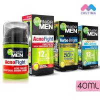 ราคา การ์นิเย่ เมน เทอร์โบไลท์ / แอคโนไฟท์ เซรั่ม ครีม GARNIER MEN TURBOLIGHT / ACNOFIGHT SERUM 40ml. (14876776552)