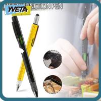 ราคา YVETA ปากกามัลติฟังก์ชั่น, ปากกามัลติฟังก์ชั่นไฟ LED โลหะ, ทนทาน 8 in 1 ที่เปิดขวดไม้บรรทัดปากกาลูกลื่น Gadget (46755616108)