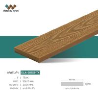 ราคา ไม้เทียม WPC ไม้เทียม Watsaduniyom ไม้ระแนงหน้าตันเต็มเส้น ไม้รั้ว รุ่น CLASSIC 3D (OLA-S015B) (28988661167)