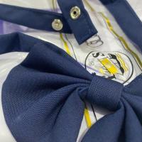 ราคา โบว์นักเรียนหญิง ประถม สีกรมอ่อน คอซองประถม (6038126355)