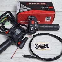 ราคา ชุด KSR เงินสดแก๊ส Spontan ผู้ถือซ้ายชุด vixion ด้ามจับสายแก๊ส Kaze นําเข้านั่ง (56700589678)