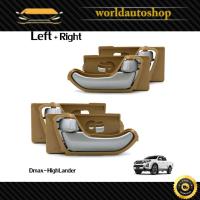 ราคา ชุดมือเปิดในประตู หน้า/หลัง ข้าง ขวา+ซ้าย สีครีม ก้านชุป 4ชิ้น Isuzu D-Max Hi-Lander V-Cross 2WD 4WD ปี2012 - 2019 (3002009847)