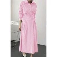 ราคา Dress shirt mango แท้ สีชมพูสวย (23944101094)