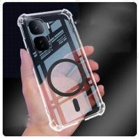 ราคา แฟชั่นสําหรับ iQOO Neo 10 5G V2425A Pro V2426A TPU Soft Silicon Cover Full Protective Shell พร้อมสติกเกอร์แม่เหล็กjavascript: (28985244793)