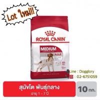 ราคา Royal Canin : Medium Adult 10 kg. สุนัขโตพันธุ์กลางอายุ 1-7 ปี หมดอายุ 5/27 (5323230045)