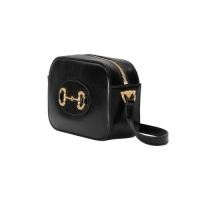 ราคา Gucci 23 HORSEBIT 1955 กระเป๋าสะพายหนังสีดำขนาดเล็กของผู้หญิง (29963914504)