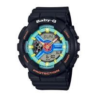 ราคา Casio Baby-G นาฬิกาข้อมือผู้หญิง สายเรซิ่น รุ่น BA-110NR-1A - สีดำ (1251197943)