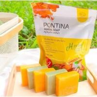 ราคา สบู่สมุนไพรพรทิน่า สีเขียวและสีเหลือง(1ห่อมี5ก้อน)แถมฟรีถุงตีฟอง (24579787750)