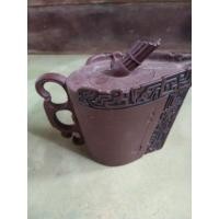 ราคา กาน้ำชา งานดินเผาสีม่วง งานญี่ปุ่น ขนาด12x9cm สินค้ามือสองจากตู้ญี่ปุ่น (22344623056)