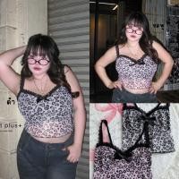 ราคา 1111 เสื้อสายเดี่ยวขอบลูกไม้ ลายเสือ กำลังฮิตสุดๆ สายปรับระดับได้ สาวอวบ (29723347712)