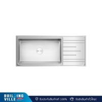 ราคา EVE ซิงค์ล้างจานสแตนเลส 1 หลุม 1 ที่พักจาน รุ่น DELTA 1160/500 LH (28732223144)