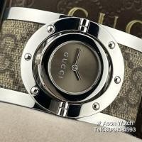 ราคา Gucci Twirl 112 Steel Quartz Brown Dial (43251634245)