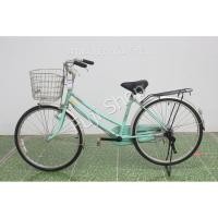 ราคา จักรยานแม่บ้านญี่ปุ่น - ล้อ 24 นิ้ว - ไม่มีเกียร์ - Bridgestone - สีเขียว [จักรยานมือสอง] (20249274036)