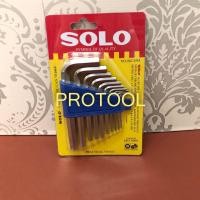 ราคา ประแจ ประแจตัวแอล SOLO 902 MM ประแจตัวแอล ประแจหกเหลี่ยม กุญแจตัวแอล 10 ตัวชุด (5961221672)