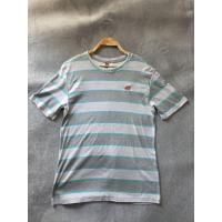 ราคา DIVIDCD H&M เสื้อยืดสีเทาลายเขียวคอกลมแขนสั้นไซส์Lอก40ยาว28(งานมือสอง)29 (26137332199)