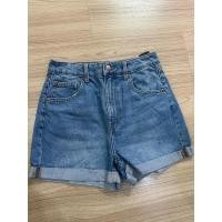 ราคา กางเกงยีนส์ขาสั้นมือสอง เอวสูง ยี่ห้อ Divided( H&M )ใหม่มาก (43101273085)