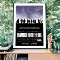 ราคา Band of Brothers Poster (2001) miniseries จากหนังสือ Band of Brothers by Stephen E. Ambrose ภาพขนาด 13x19 นิ้ว (20446897018)