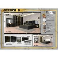 ราคา ชุดห้องนอน JESSICA ขนาด 6,5ฟุต บานกระจกกลาง (9657029011)