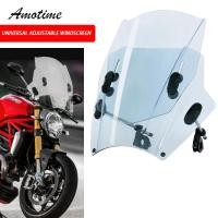 ราคา Motorcycle Windscreen Windshield Universal For DUCATI MONSTER 696 796 821 1100 EVO SCRAMBLER 1100 I (52555655291)