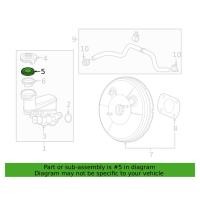 ราคา ยางรองใต้ฝาน้ำมันเบรค ยางฝาน้ำมันเบรค ยาง DIAPHRAGM กระปุกน้ำมันเบรค แท้เบิกศูนย์ (47004589193)