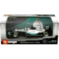 ราคา โมเดลรถแข่งสูตรหนึ่ง F1 Formula 1 Lewis Hamilton 2016 Mercedes F1 W07 Hybrid No.44 สีเงิน Scale 1:18 (แบรนด์ Burago) (3516490151)