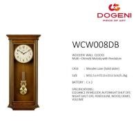 ราคา นาฬิกาแขวนผนังไม้ DOGENI รุ่น WCW008DB บรรเลงเพลงทุกชั่วโมง (17902652303)