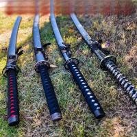 ราคา ดาบซามูไร(ไม่มีคม) เหล็กดามัสกัสดาบคาตานะ ลายคลื่นธรรมชาติ ดาบโซโล เครื่องประดับห้องสไตล์ญี่ปุ่น (25205365652)