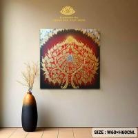 ราคา ุภาพต้นโพธิ์ทอง ขนาดW60H60cm รูปภาพมงคล ภาพแขวนกรอบลอย รูปติดผนัง รูปติดหลังหิ้งพระ ภาพติดหัวเตียง (8912815345)