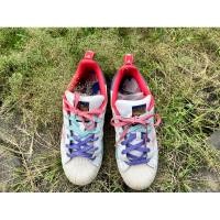 ราคา รองเท้า Adidas Superstar มือสอง (สีฟ้า ม่วง ชมพู) เชือกมีสี (26368959245)