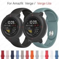 ราคา สายนาฬิกาข้อมือซิลิโคนแบบนุ่มสําหรับ Huami Amazfit Verge / Verge Lite (14102948320)