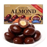 ราคา ❉❧▥เกาหลีใต้นำเข้า Lotte อัลมอนด์สอดไส้ช็อกโกแลตถั่ว 46g praline อัลมอนด์ลูกอมขนมเด็ก (12724786244)