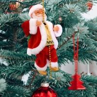 ราคา [สวัสดี] เชือกปีนเขาซานตาคลอสซานตาคลอสซานตาคลอสเชือกปีนเขาดนตรี3เกียร์ตุ๊กตาสําหรับปาร์ตี้เตาผิงปีใหม่ (43377862479)