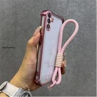 ราคา Samsung a55 5G 2023 Samsung a35 a36 5Gเคสโทรศัพท์กันกระแทกสีใหม่สีชมพูชุบเคสTPUแบบนุ่มพร้อมป้องกันกล้องและสร้อยข้อมือสไตล์ใหม่SJSJD (47802841541)