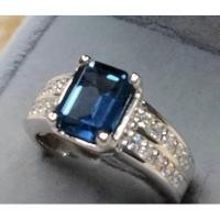 ราคา ลอนดอนบลูโทพาส 3 กะรัต พลอยแท้ (14480567875)