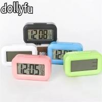 ราคา DOLLYFU นาฬิกาปลุกดิจิตอล,จอแสดงผล LCD ปฏิทิน Led นาฬิกาดิจิตอล, อุณหภูมิแบบพกพาจอแสดงผล Led แบตเตอรี่ดําเนินการสมาร์ทนาฬิกาปลุกดิจิตอลตกแต่งบ้าน (43104997398)
