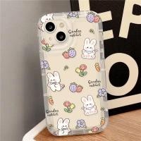 ราคา Rubbit กรณีที่ชัดเจน for Samsung A54 5G A53 A51 A52 A50 A34 A33 A23 A22 A24 A14 A13 A05 S23 Ultra S22 S21 S20 FE ปิดบัง (25958756944)