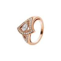 ราคา แหวนโปร่งทรงDIVASDREAM จากแบรนด์BVLGARI ทำจากทองโรสโกลด์18K (57805703409)