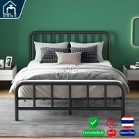 ราคา เตียงเหล็กสไตล์นอร์ดิก โครงเหล็ก แข็งแรง ขนาด 3.5ฟุต 5ฟุต 6ฟุต เตียงเดี่ยว เตียงคู่ (41207844823)