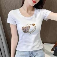 ราคา สาวลดอายุผู้หญิงเสื้อยืดความรู้สึกของการออกแบบ"เสื้อยืดเซ็กซี่ "สาวอ้วนใส่ได้"เสื้อผ้าสาวอวบน้ำหนัก 70 โล สูง 150 "เสื้อ (48102581872)