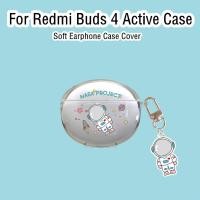 ราคา 【ส่วนลด】นําไปใช้กับ Xiaomi Redmi Buds 4 Active เคส Case เคสหูฟัง การ์ตูนนวัตกรรม ซิลิโคนนุ่ม เคส เคสหูฟัง (25303368718)