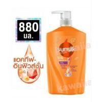 ราคา ✅ขวดใหญ่! 880ml✅ซันซิล แชมพู สีส้ม SUNSILK Shampoo Damage Restore บำรุงผม แห้งเสีย ทำผม ยาสระผม ผมสวย (18476280322)