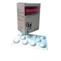 ราคา (แบ่งขาย) 1 แผง RenoVet (เม็ด) บำรุงไตสุนัข บำรุงไตแมว ชนิดเม็ด (21841784825)