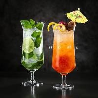 ราคา 【พร้อมส่งในไทย】Hurricane แก้วมาร์ตินี่ แก้วค็อกเทล ทรงาสูง Martini glass Cocktail 450ML (28479133585)