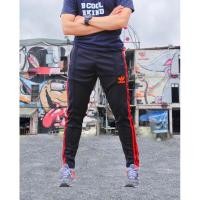 ราคา กางเกงวอร์ม อดิดาส adidas (สีดำแถบแดง) (25204515338)