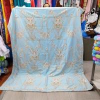 ราคา ผ้าห่มใยไหมเย็นแบบทูโทนเกรดพรีเมี่ยม ป้องกันไรฝุ่น ขนาด 6 ฟุต180 * 220 (24694231132)