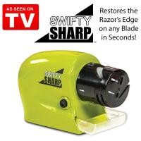 ราคา ที่ลับมีดไฟฟ้า เอนกประสงค์ ลับของมีคม/ลับกรรไกร ลับไขควง (สีเขียว) รุ่น SWIFTY SHARP ( เกรดดี) (1019037144)